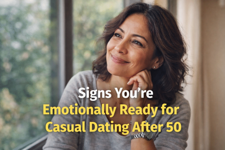 Emotionally Ready for Casual Dating After 50